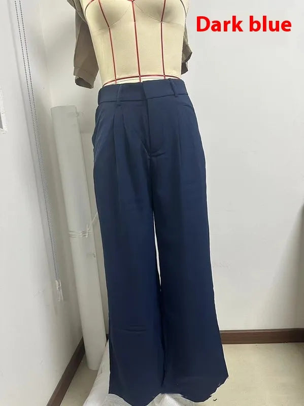 LuxeFit™ High Waist Wide Leg Pants