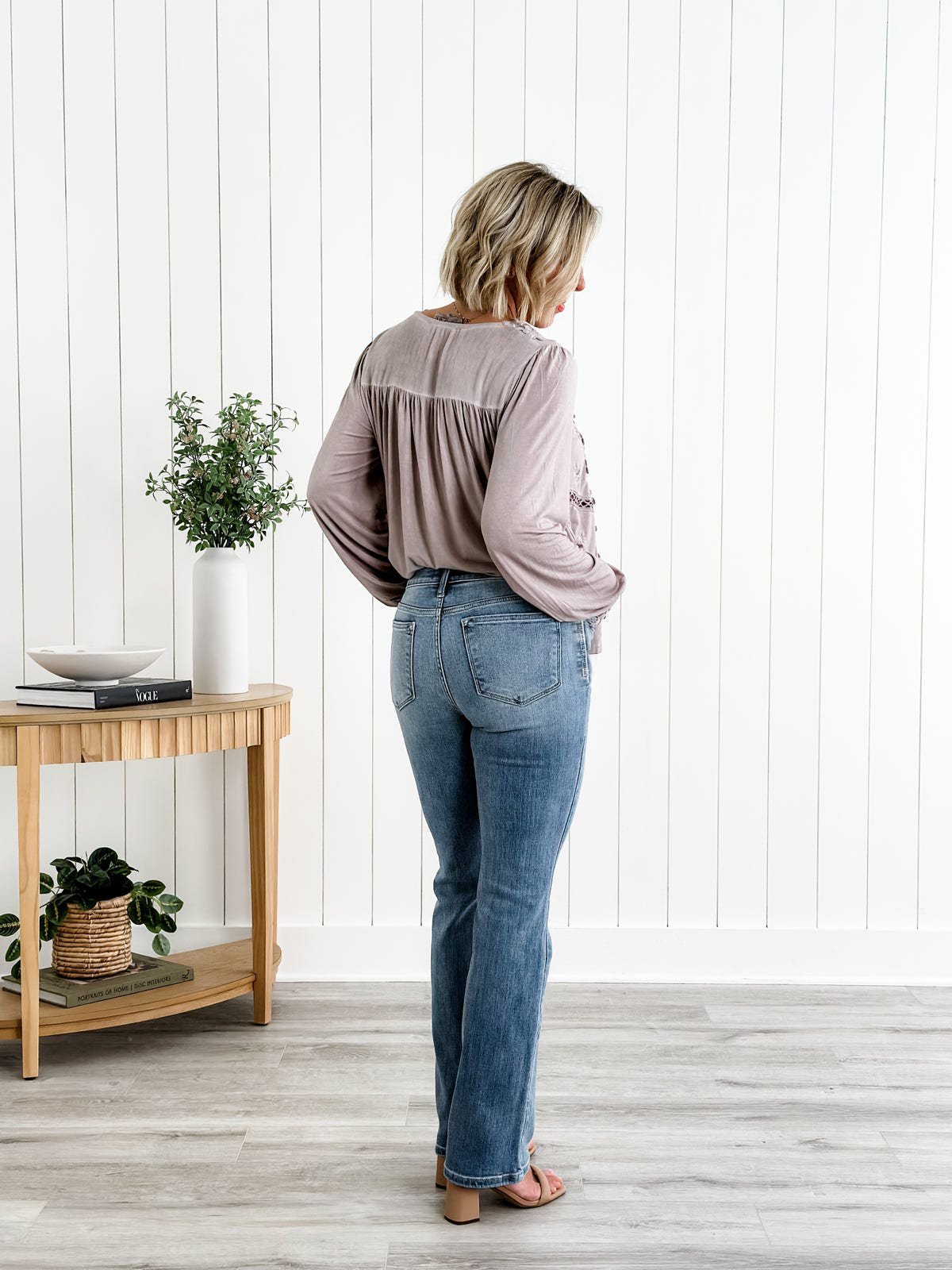 Hot Sale Tummy Control Bootcut Jeans